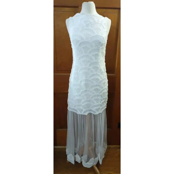Asilio An English Summer DRESS Sz S Ivory Lace Tull New Revolve $265 - Picture 2 of 12
